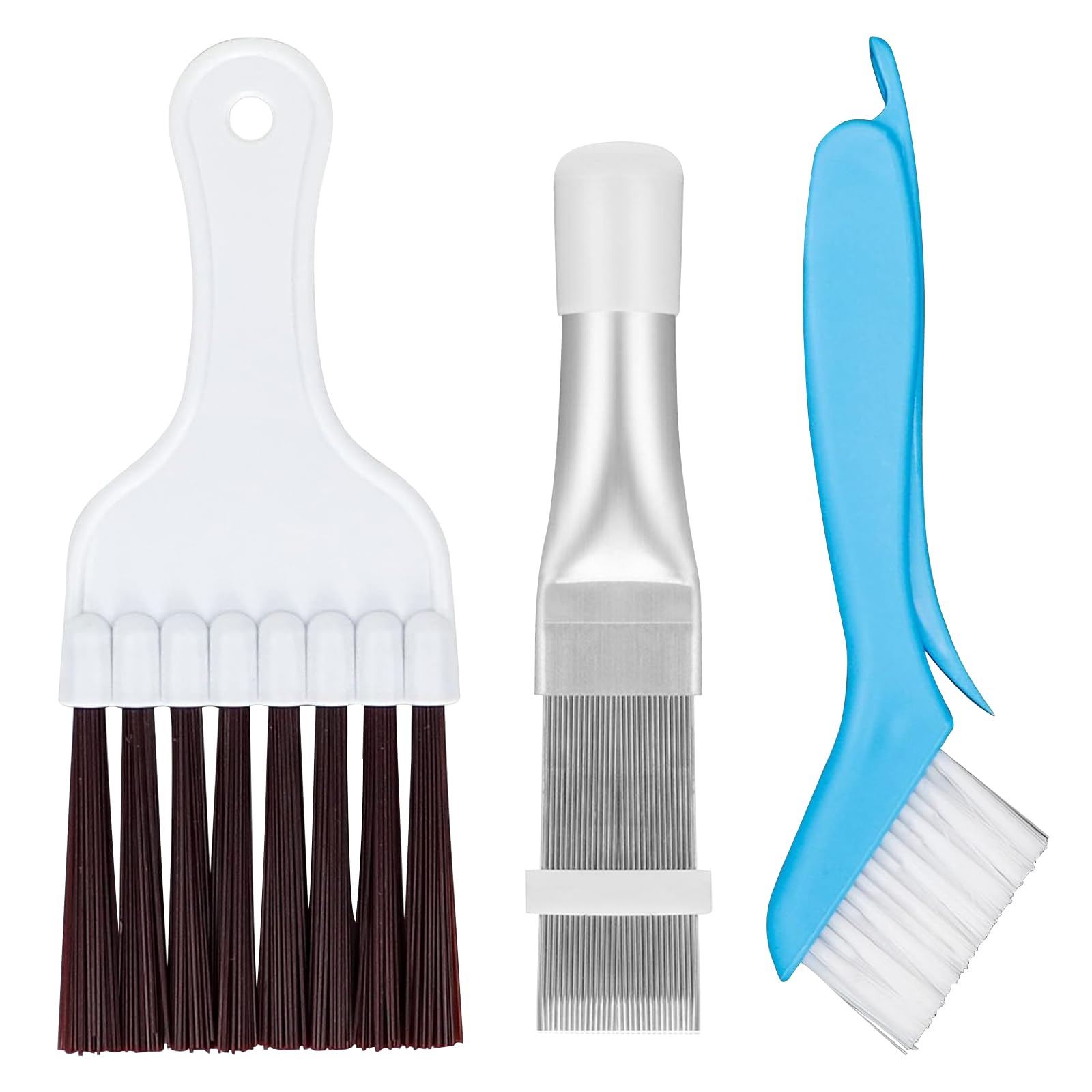 Kondensator Kamm Trockner,Klimaanlage Kondensator Flosse Kamm,Lamellenkamm Trockner,Klimaanlage Lamellen Reinigungsbürste,Lamellenbürste Trockner,Verdampfer Reinigung klappbare Bürste für Kühlschrank