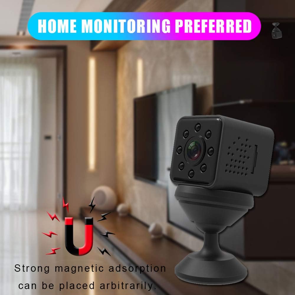 UNIKAMI Mini Camera SQ23 on magnetic mount in a home setting