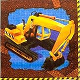 16-Count Paper Lunch Napkins, Under Construction