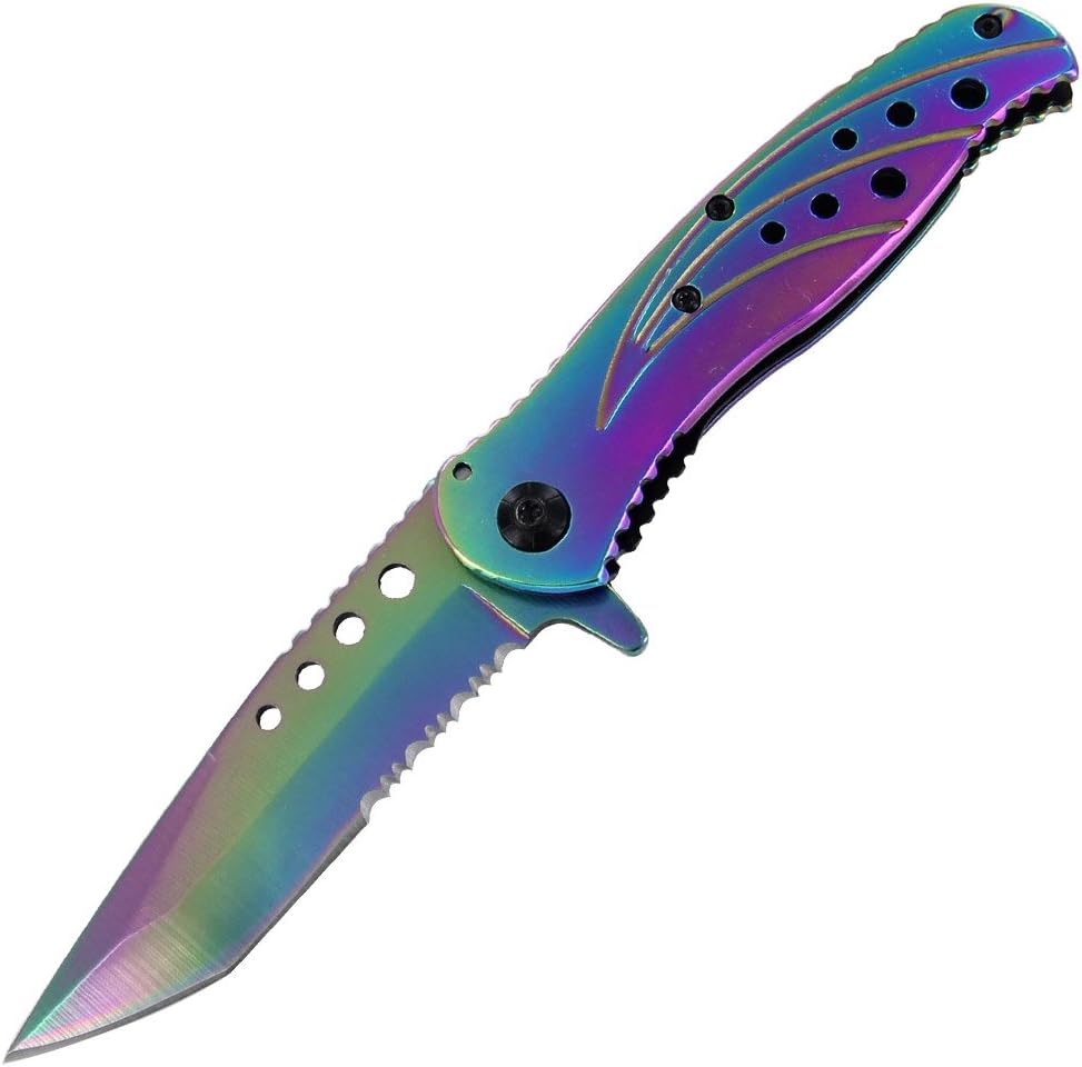 Spring Assisted Caribbean Sunset Pocket Knife