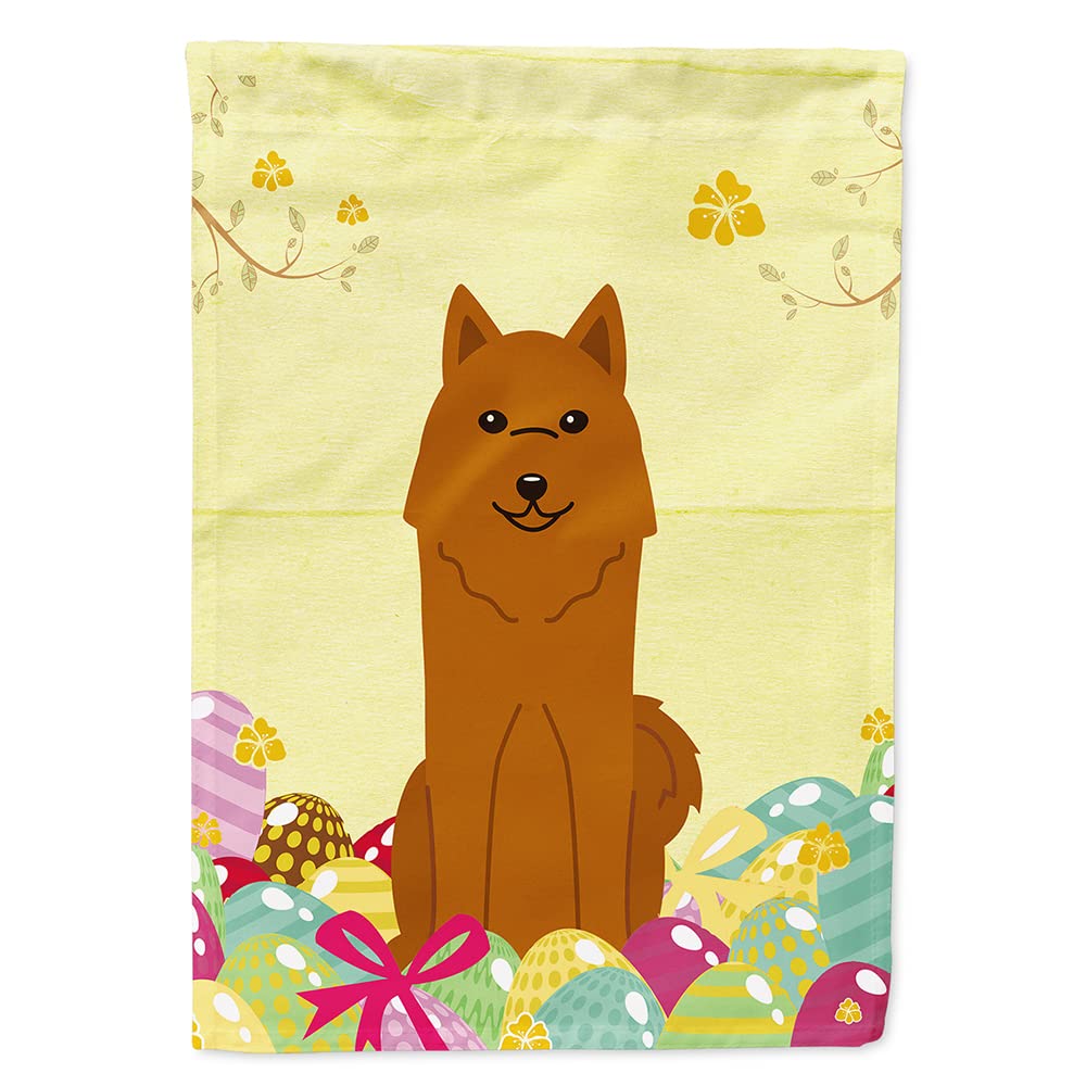Chien Ours de Carélie drapeau sur toile grand format pour décoration extérieure de Pâques