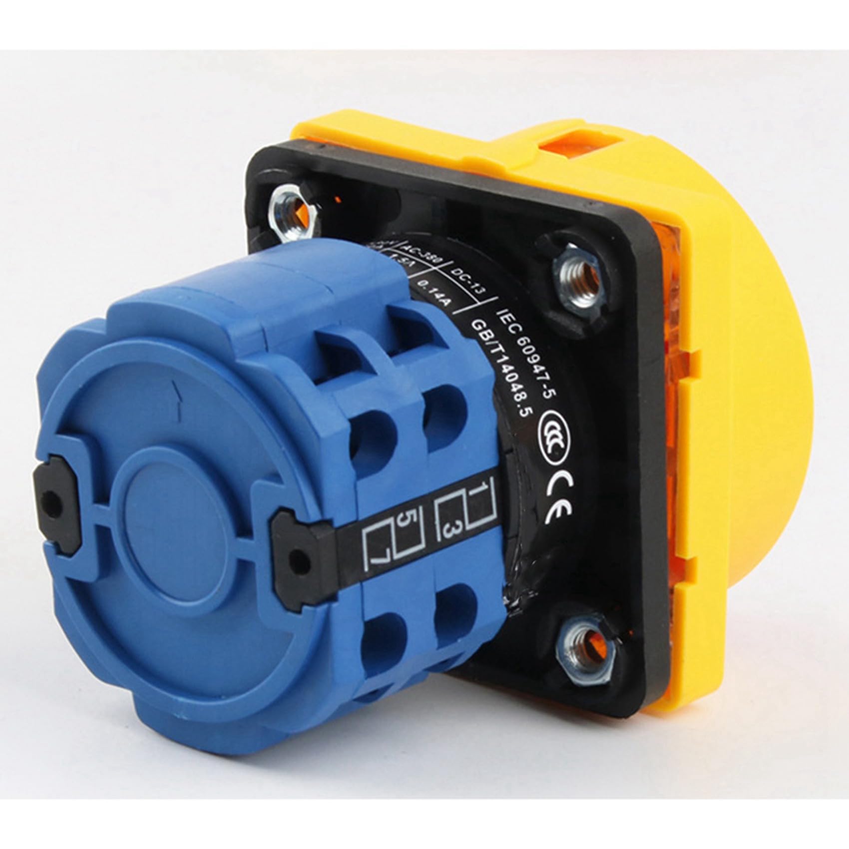 rieder 3X 20A OFF-ON 4 Pole Trennen Schalter LW26GS CA10 48X48Mm VorhäNge Schloss Drehen Nocken Schalter
