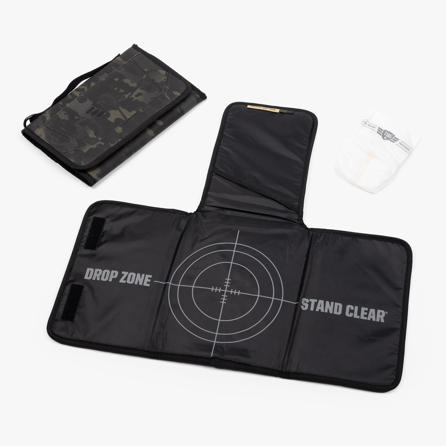 Tactical Baby Gear Everyday Tactical Diaper Bag Backpack for Dads – Includes Changing Mat, Stroller Straps, Built-In Wipes & Cooler Pouch (Multicam Black Everyday)