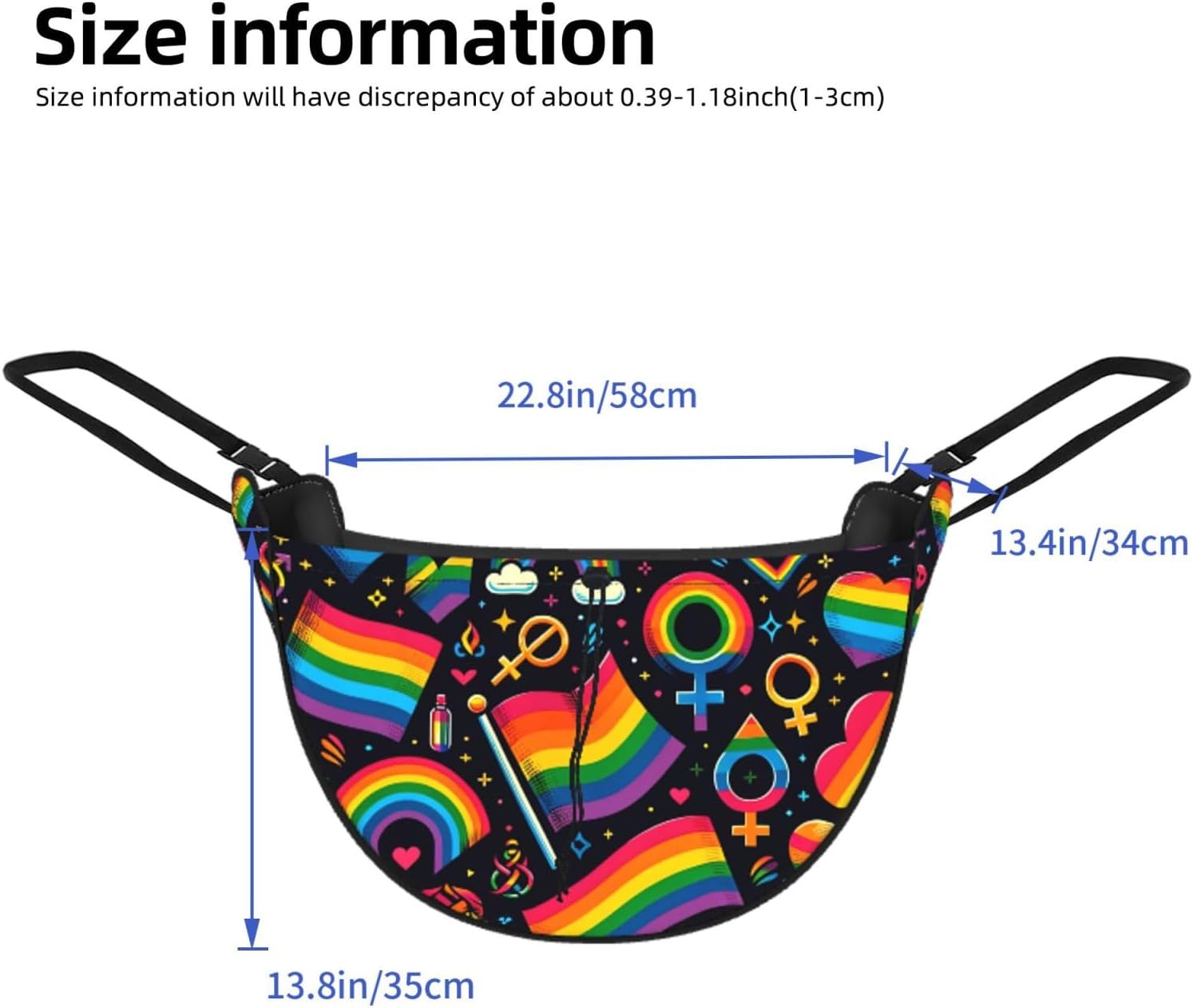 Augenstern Lgbt-Gay-Pride-Rainbow Car Backseat Organizer Bag For Road Trips image 3