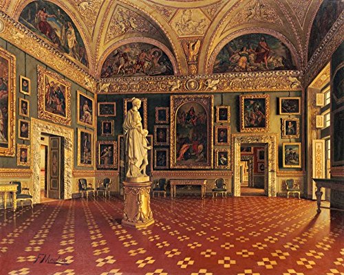 AFFICHE sur TOILE ENCADRÉ Palais Pitti : invitez la poésie et l'histoire de Florence chez vous