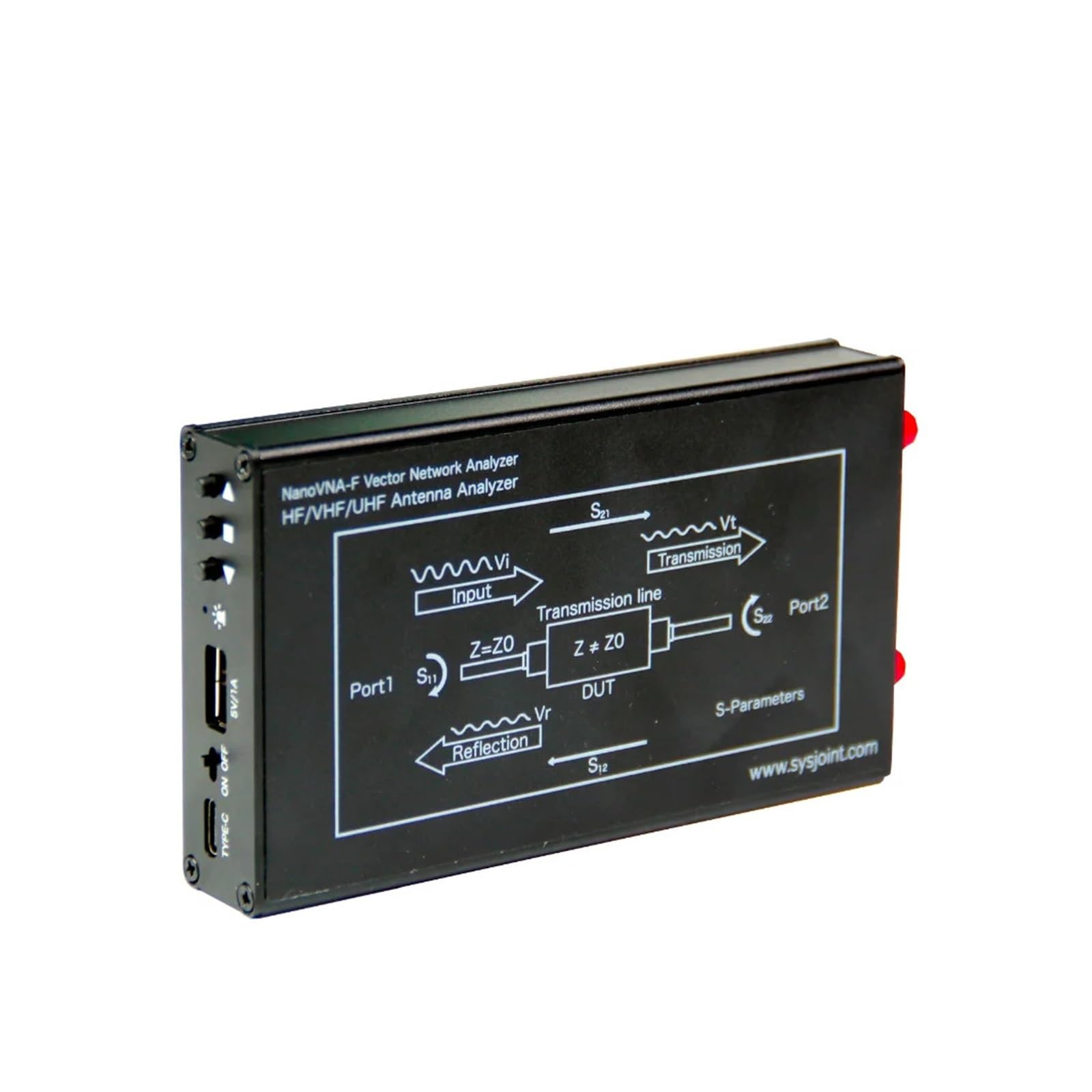 V2 Vector Network Analyzer 4.3-inch VNA Handheld Antenna RF Tester Vector Netwrok Analyze WIFI(NanoVNA F V2)