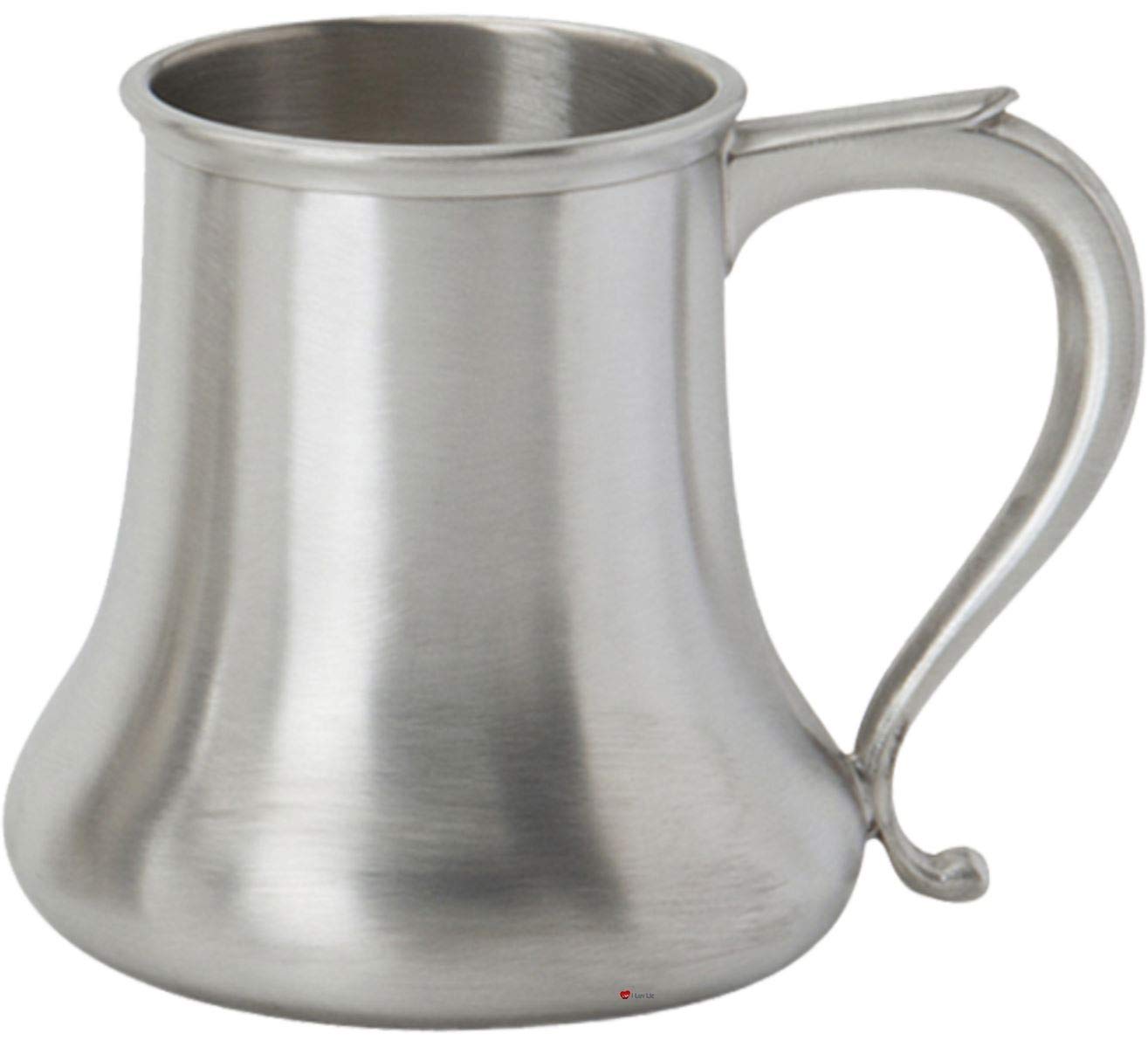 Jarra de peltre I LUV LTD de 1 pinta para mantener la cerveza fría sin usar vidrio frágil