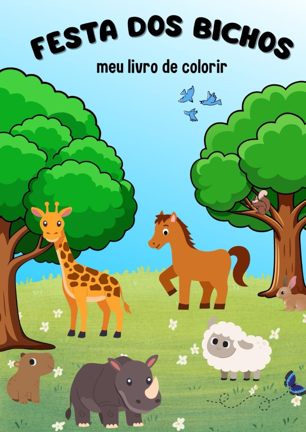 FESTA DOS BICHOS: meu livro de colorir