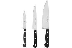HENCKELS Classic Razor-Sharp 3-Piece Kitchen Knife Set: Precision at Your Fingertips