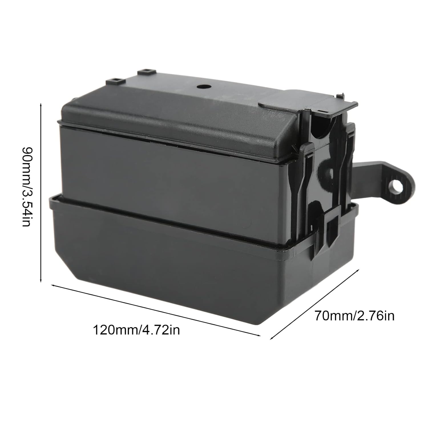Fuse Relay Box, Push Fit Relay System Box 6 Way Plug and Play Durable Complete Box for Automotive Marine