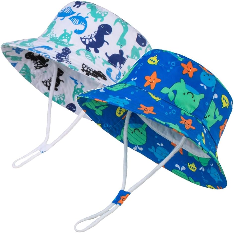 LANGZHEN Sun Protection Hat for Kids Toddler Boys Girls Wide