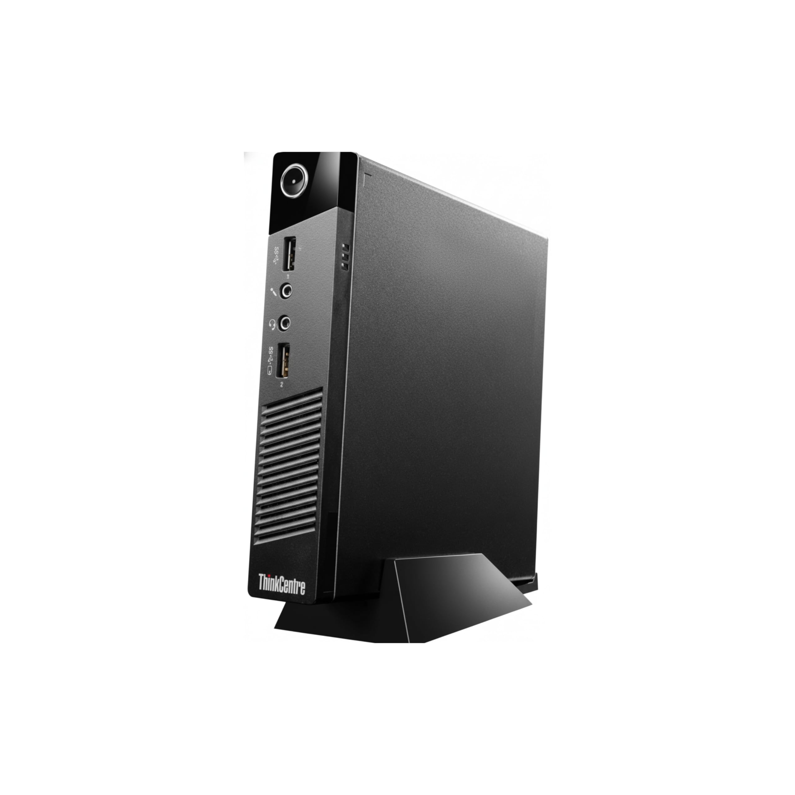 LEN0VO M73 Mini Desktop PC (Core I3 4th gen | 4 GB RAM | 500 GB SSD | Windows 10 Pro | MS Office | HD Graphics | USB | Ethernet | VGA | Black | Tested & Ready) 1 Year Seller Warranty