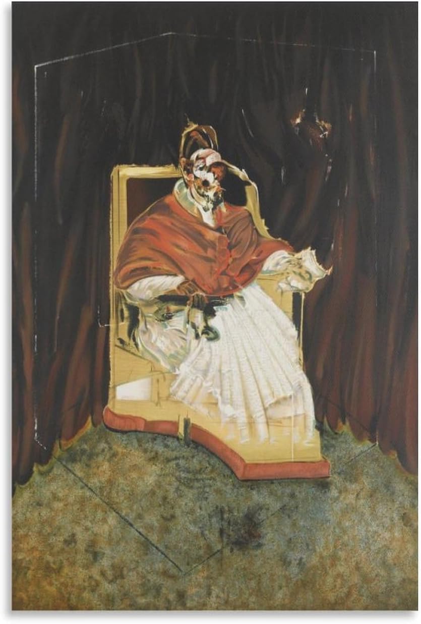 Matvsd Kohecs Francis Bacon the First Pope Canvas Wall Art, Unframed, 40x60cm