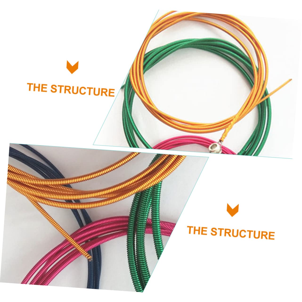 Abaodam 12pezzi Corde Per Chitarra Basso Elettrico Set Inossidabile Accessori Per Musicisti Principianti e Professionisti