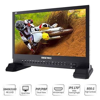 SEETEC 4K156-9HSD 15.6インチモニター HDMI4分割可 Amazon.co.jp: SEETEC 4K156-9HSD 15.6インチIPS 3G SDI放送
