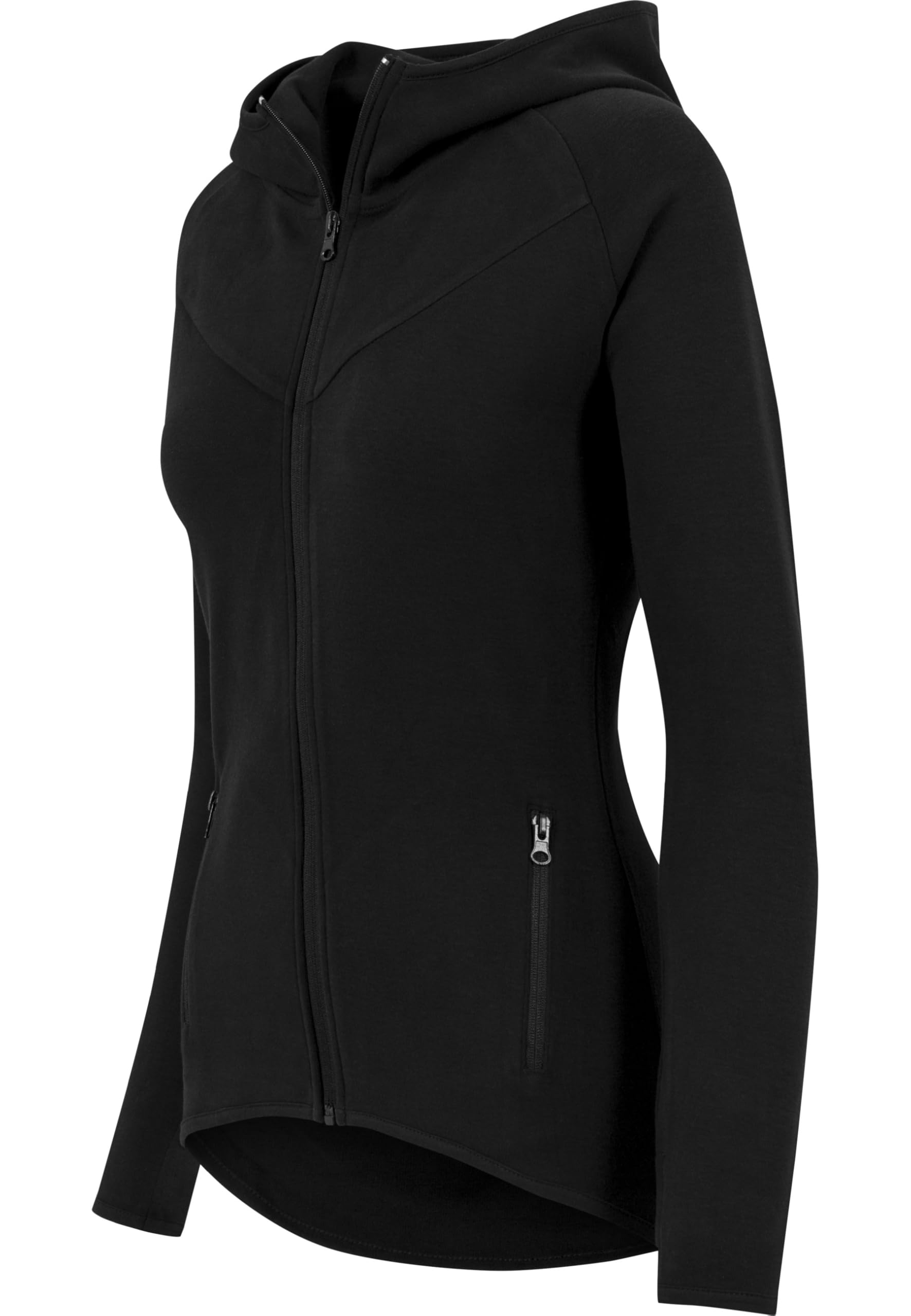 Urban Classics Damen Ladies Athletic Interlock Zip Hoody
