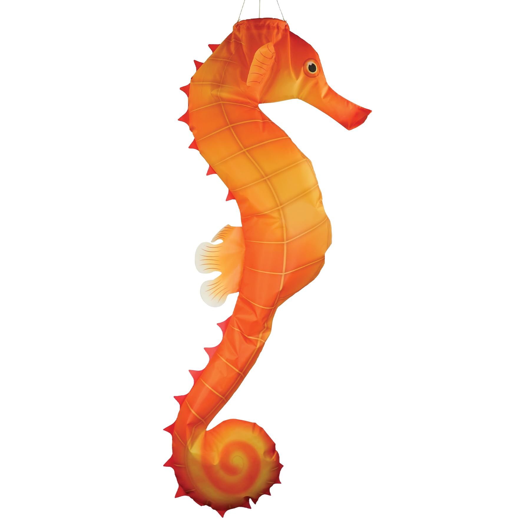 In the Breeze 13,225.8 cm Seepferdchen 3D Windsack - Realistischer Sea Life Windsack für Häuser, Gärten, Klassenzimmer mit hell gedruckten Grafiken