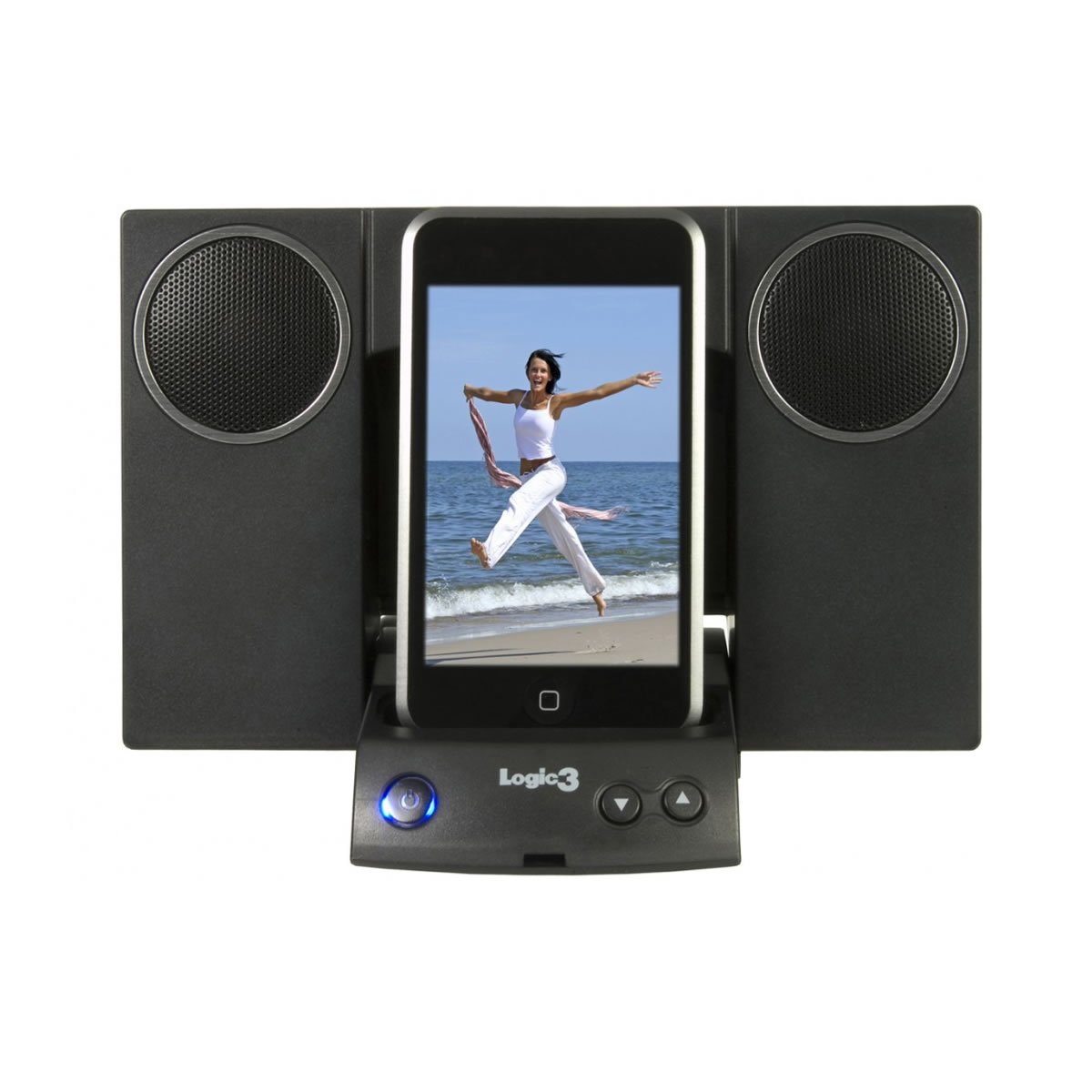 Logic3 MIP011K i-Station11 iPod Speaker Dock - 6 Watts RMS
