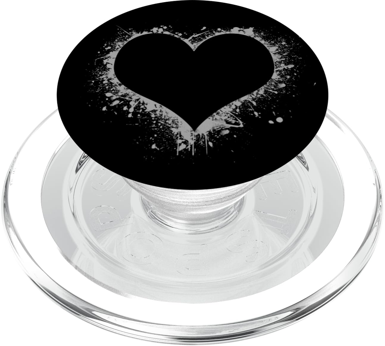 Amazon.com: Heart Black PopSockets PopGrip for MagSafe : Cell
