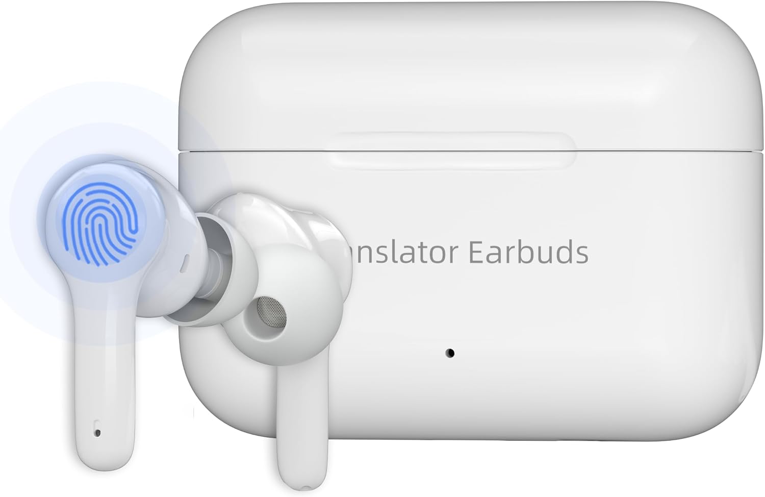 M6S Language Translator Earbuds Two Way Real-time with 144 Languages and Accents 98% High Accuracy Fast Response Translation Earbuds with APP for Travel Business Education (Online Translation)