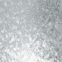 Vista 1 de d-c-fix 346-0166-3PK - Película autoadhesiva de privacidad para ventana, astilla, rollo de 17 x 78 pulgadas, paquete de 3