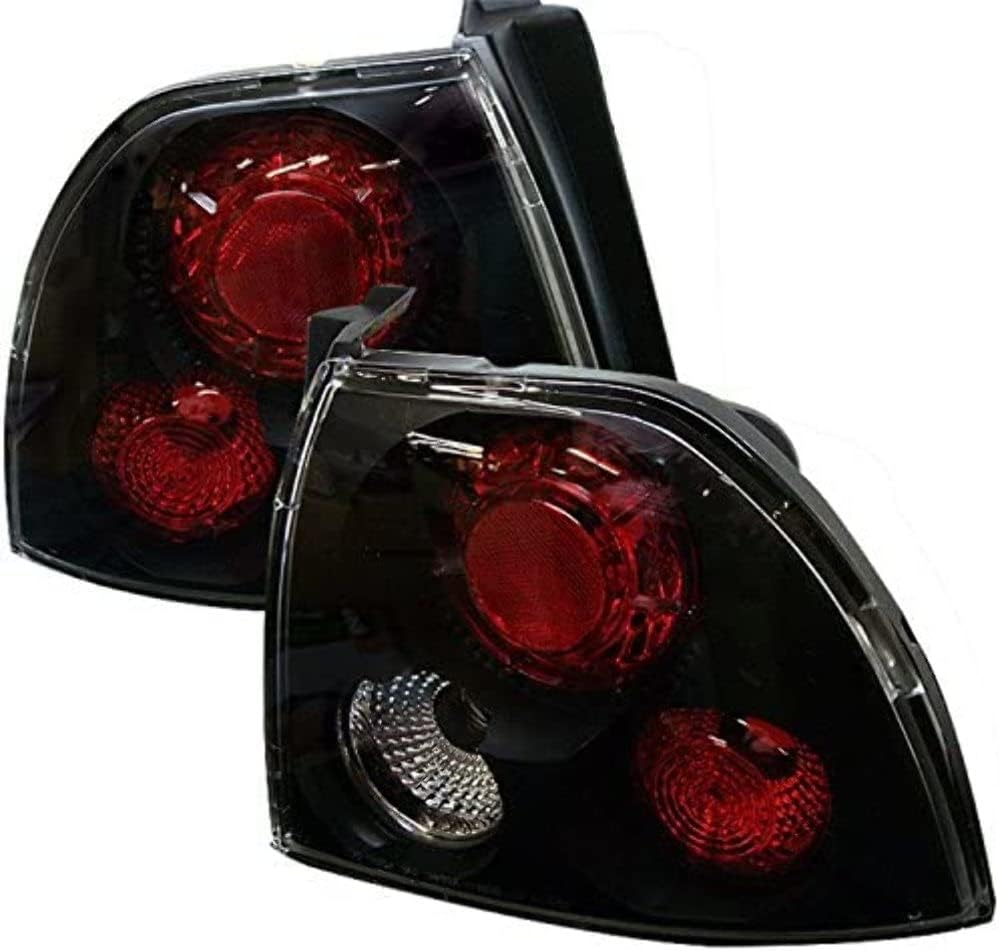 Spyder Auto 5004147 Euro Style Tail Lights Black/Clear