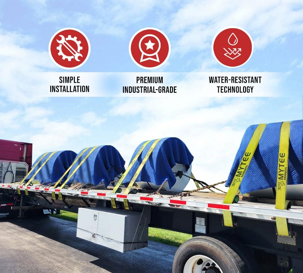Mytee Products (4 Pack) Trailer Winch - Standard Sliding C Track - Low Profile