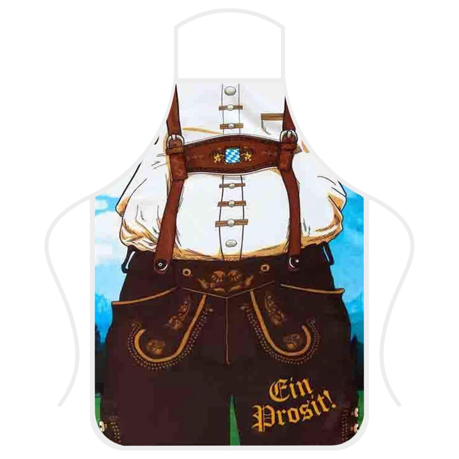 Manolyee 04 German Beer Festival Apron | Bavarian Kitchen Cooking Apron For Beer Festival,Portable Beer Festival Kitchen Baking Apron For