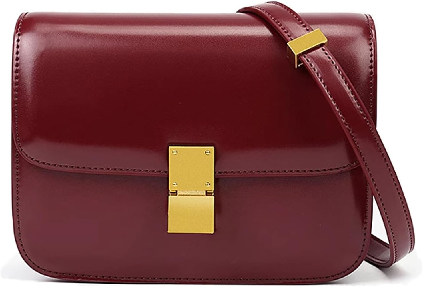 Crossbody Bag for Women PU Leather Square Purse Trendy Small Shoulder Bag Cute Ladies Cross Body Handbags 2024