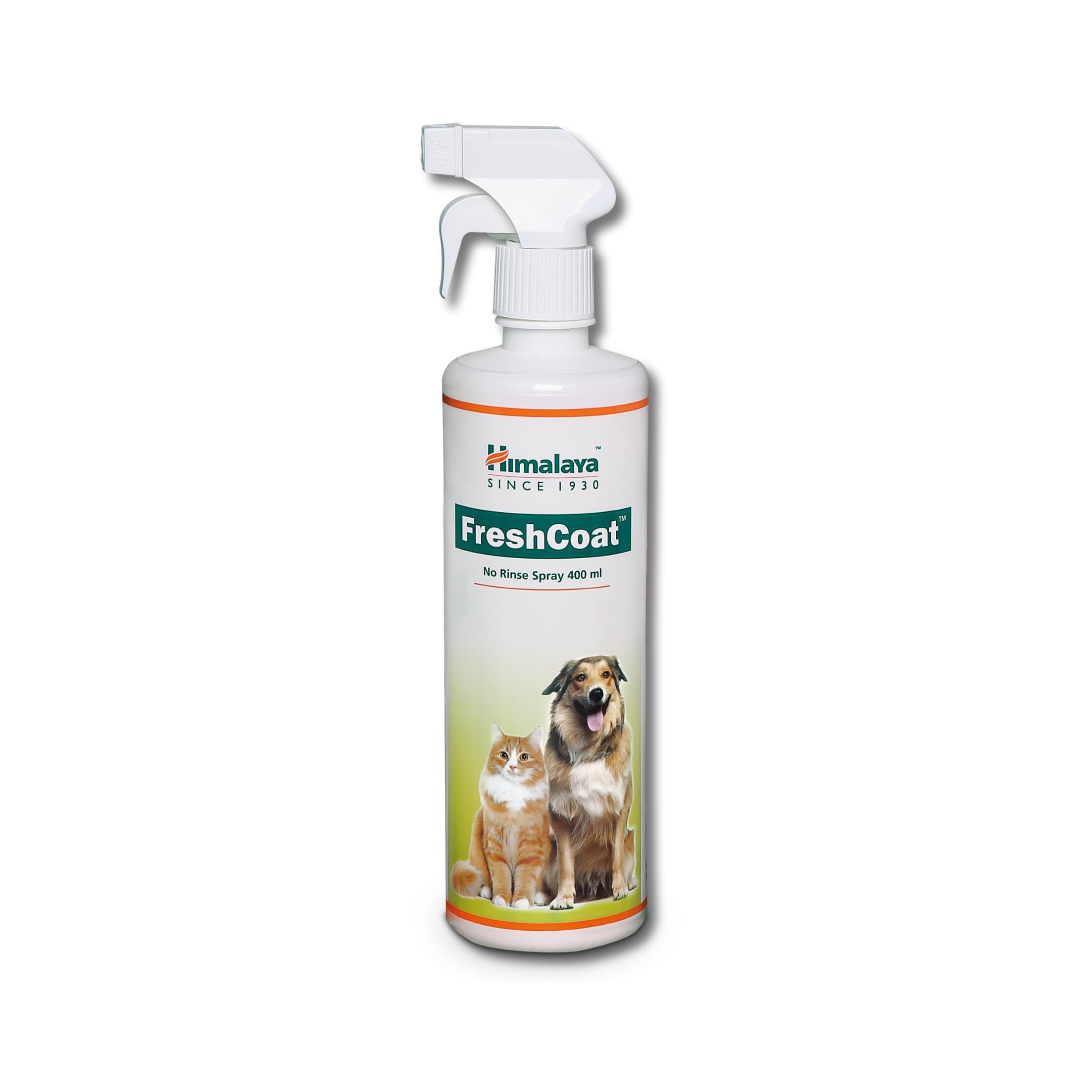 FreshCoat No Rinse Spray for Dogs & Cats | Quick Freshness & Skin Hygiene | With Lemon, Vetiver & Holy Basil | 400 ml