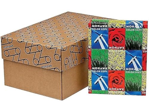Mohawk Color Copy Paper, 28 lbs., 11-inch W x 17-inch L, Bright White, 2000/Carton (12-206) (12-206CASE)