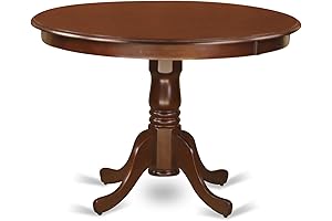East West Furniture Hartland 42-Inch Mahogany Round Table