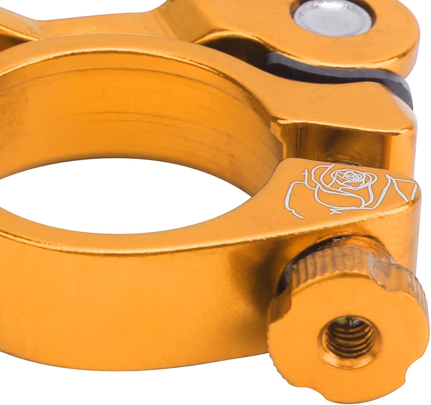vgeby bike seat clamp 31 8mm quick release seatpost collar seatpost clamp for mountain bike road bike