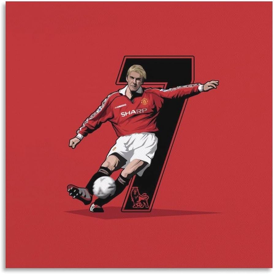 デイビッド・ベッカム　スポーツアート　プリント Amazon.co.jp: サッカー選手デビッド・ベッカムのHDスポーツポスター