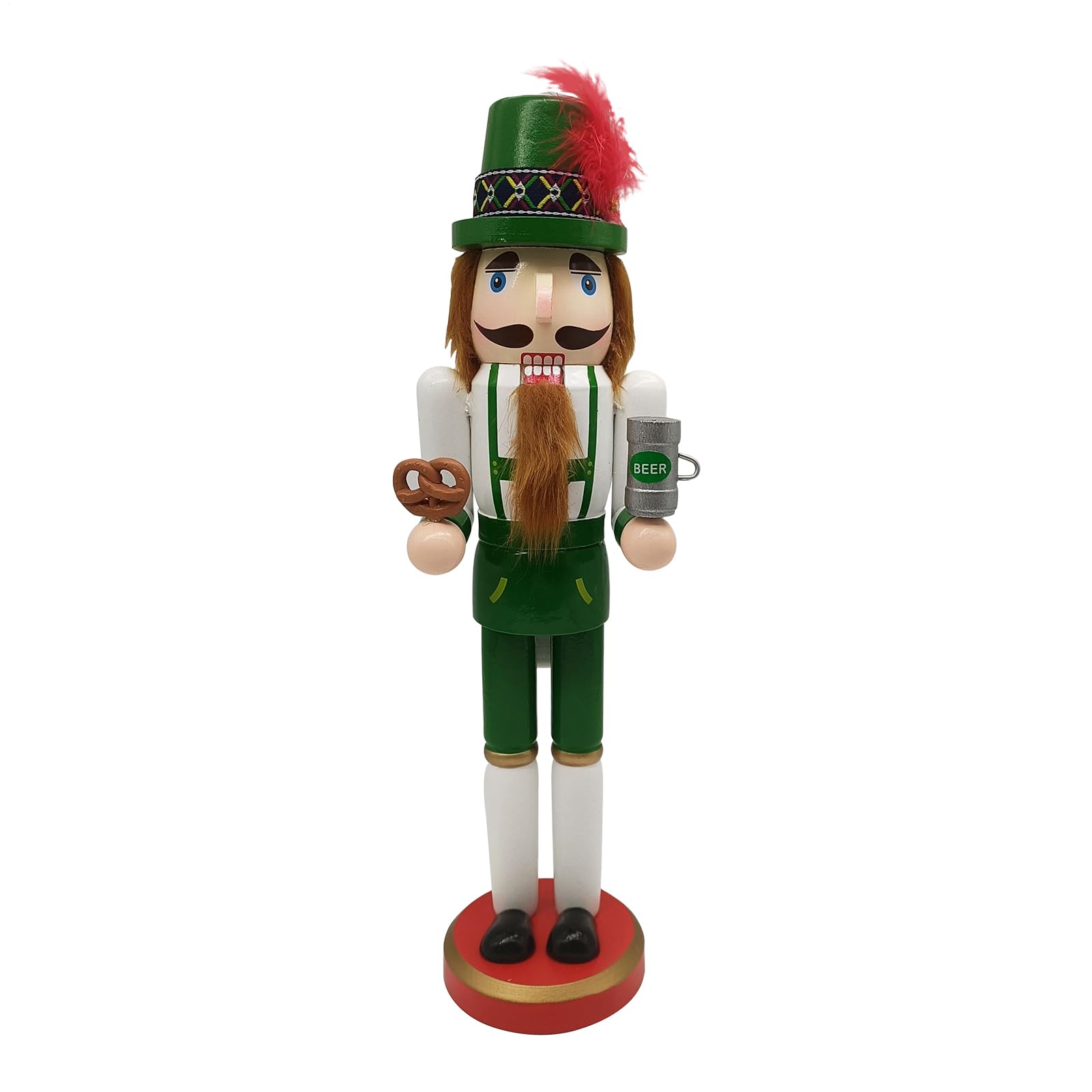 Figurine casse-noisette en bois stable de 36 cm pour habiller un grand espace
