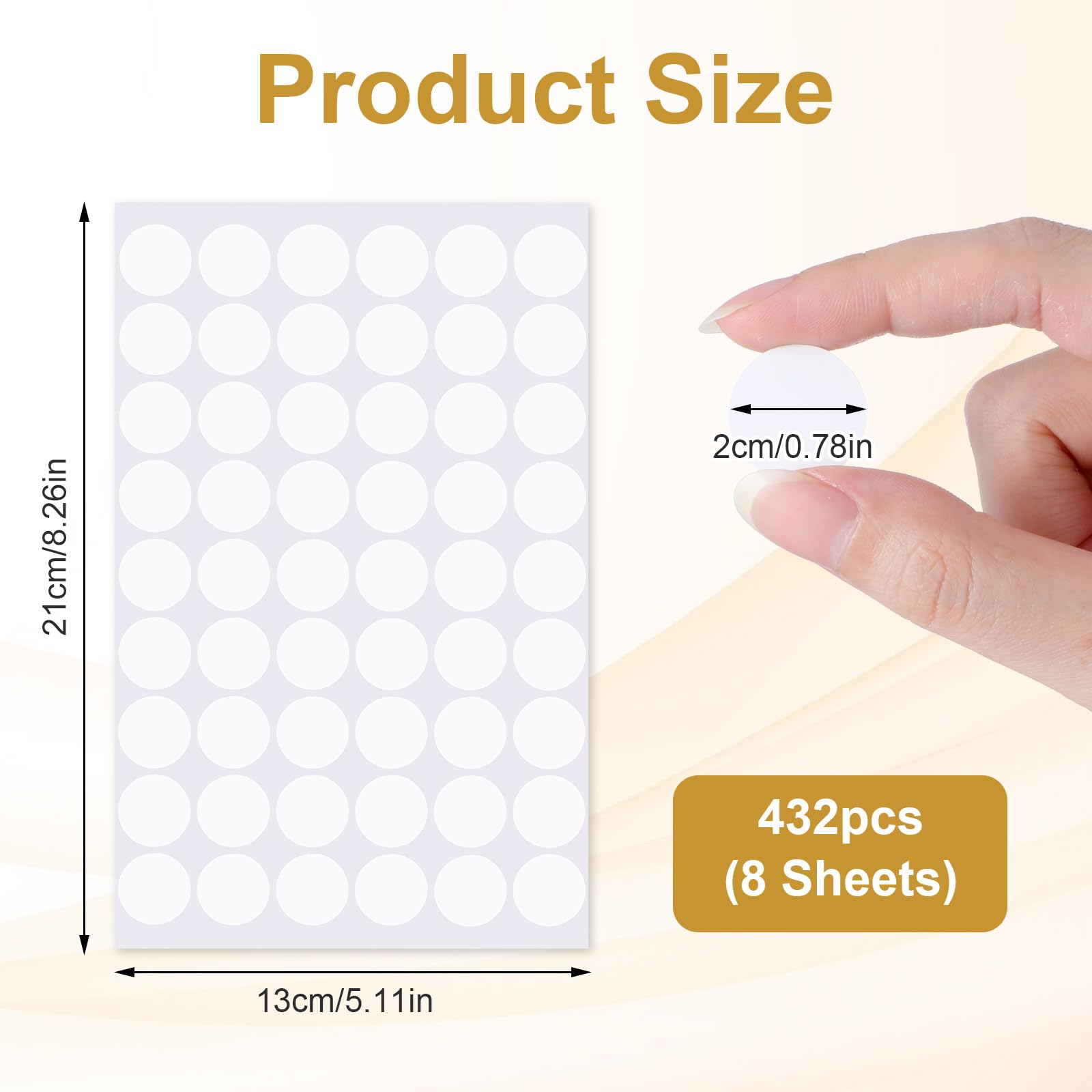 Tappi Copriforo Set Di 162 Tappi Coprivite Adesivi In PVC, 3 Fogli Da 21 Mm, Texture Legno, Ideali Per Coprire Fori Di Viti Su Mobili E Pareti, Adesivi Per Mobili Da Armadio - Foto 2