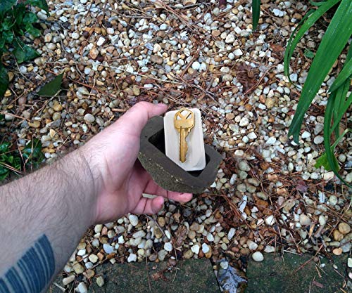 Katzco Hide A Spare Key Fake Rock - 2 Pack, Gray Camouflage Stone Diversion Safe Looks And Feels Like Real Stone Rock, Safe For Outdoor Garden Or Yard, Geocaching Popular Practical Performance #TOP4