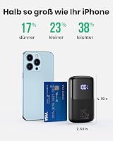 INIU 10000mAh Powerbank 22.5W Gyorstöltés PD3.0 QC4.0 Telefontartóval iPhone Samsung Xiaomi 3