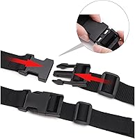 Vista 2 de Correas ajustables para cubierta de barco con hebillas de liberación rápida, correas de amarre resistentes para cubierta de barco, correas