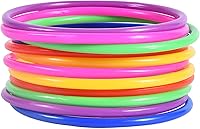 Vista 10 de OBTANIM Juego de 24 anillos de plástico de 3 pulgadas para niños y anillos de lanzamiento al aire libre para juego de práctica de velocidad