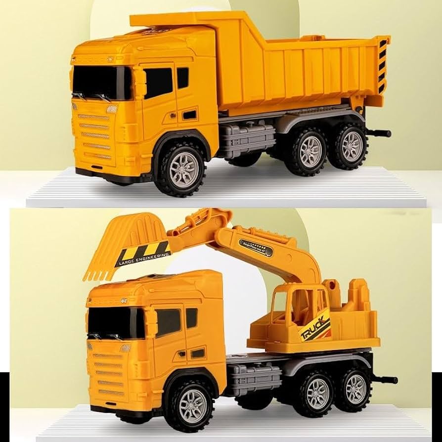 Amazon.co.jp: 車 三台セット 大きい車 おもちゃ ダンプカー