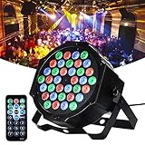 Humanized Design Und Sicher Zu Benutzen: Die mitgelieferten Metallhalter helfen ihn an Wand oder Decke zu montieren. Ein Lüfter sorgt für Kühlung. das Bühnenbeleuchtung nicht heiß wird, auch wenn es Stundenlang leuchtet. Das Licht ist für einen Stromschlag geschützt,wenn es an das Stromnetz angeschlossen ist. IP20 Schutzniveau.