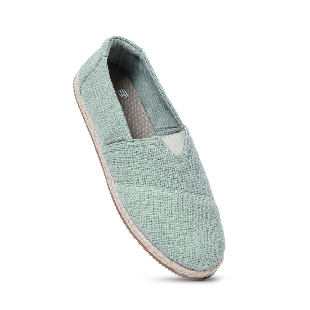 nostrain Cotton slub Slip-on Shoes | for Women | Espadrilles | Cushioned Ortholite Insole | Stylish & Comfortable | Breathable Cotton Slub Upper | Lightweight Footwear-picture-23