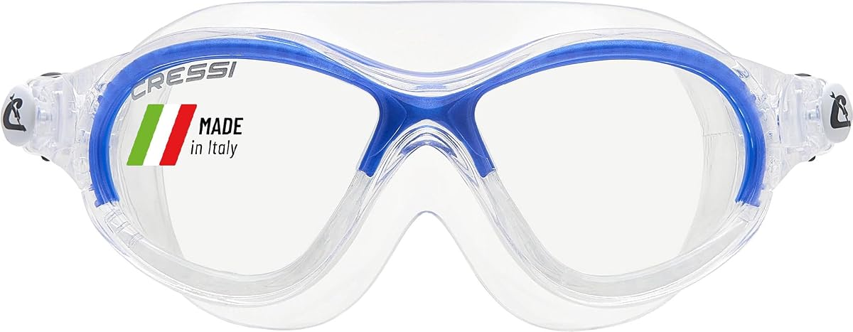 Comfortable Swim Mask for Young aged from 7 to 15 ideal for pool and outdoor - Mini Cobra: made in Italy