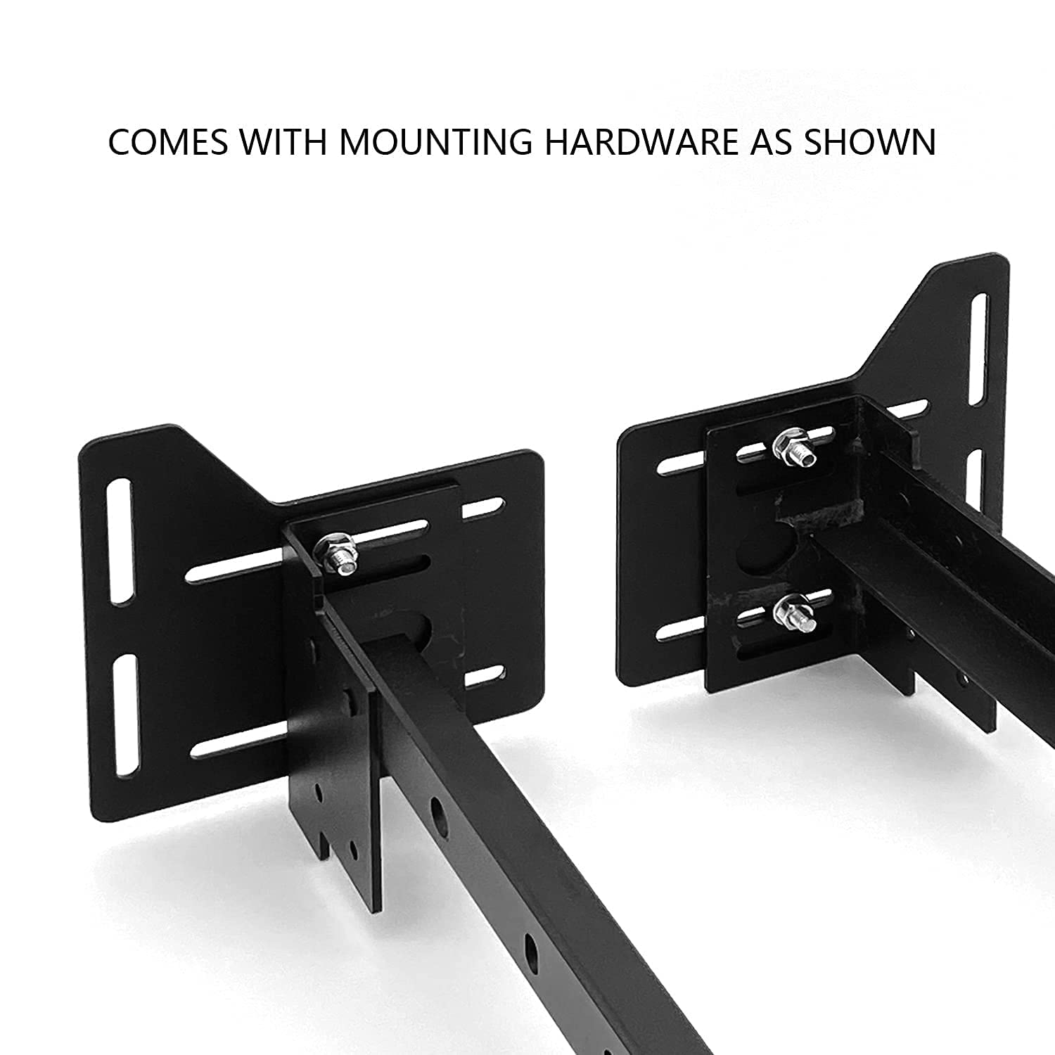 2 PCS Bed Frame Brackets Adapter for Headboard Extra Heavy Duty,Bed Frame Adapter Brackets, Queen Bed Modification Plate,Bed Headboard Frame Conversion Kit,Headboard Attachment Bracket with Hardware