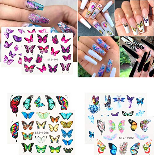 Beiling BEILING005 Butterfly Nail Art Stickers And Decals Colorful Water Transfer Nail Foils Supplies thumb #4