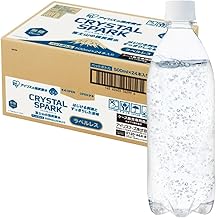 Iris Ohyama Carbonated Water, Labelless, 16.9 fl oz (500 ml) x 24 Bottles, Mt. Fuji Strong Carbonated Water Containing Vanadium, Plastic Bottle, Made in Shizuoka Prefecture, Case, 16.9 fl oz (500 ml)