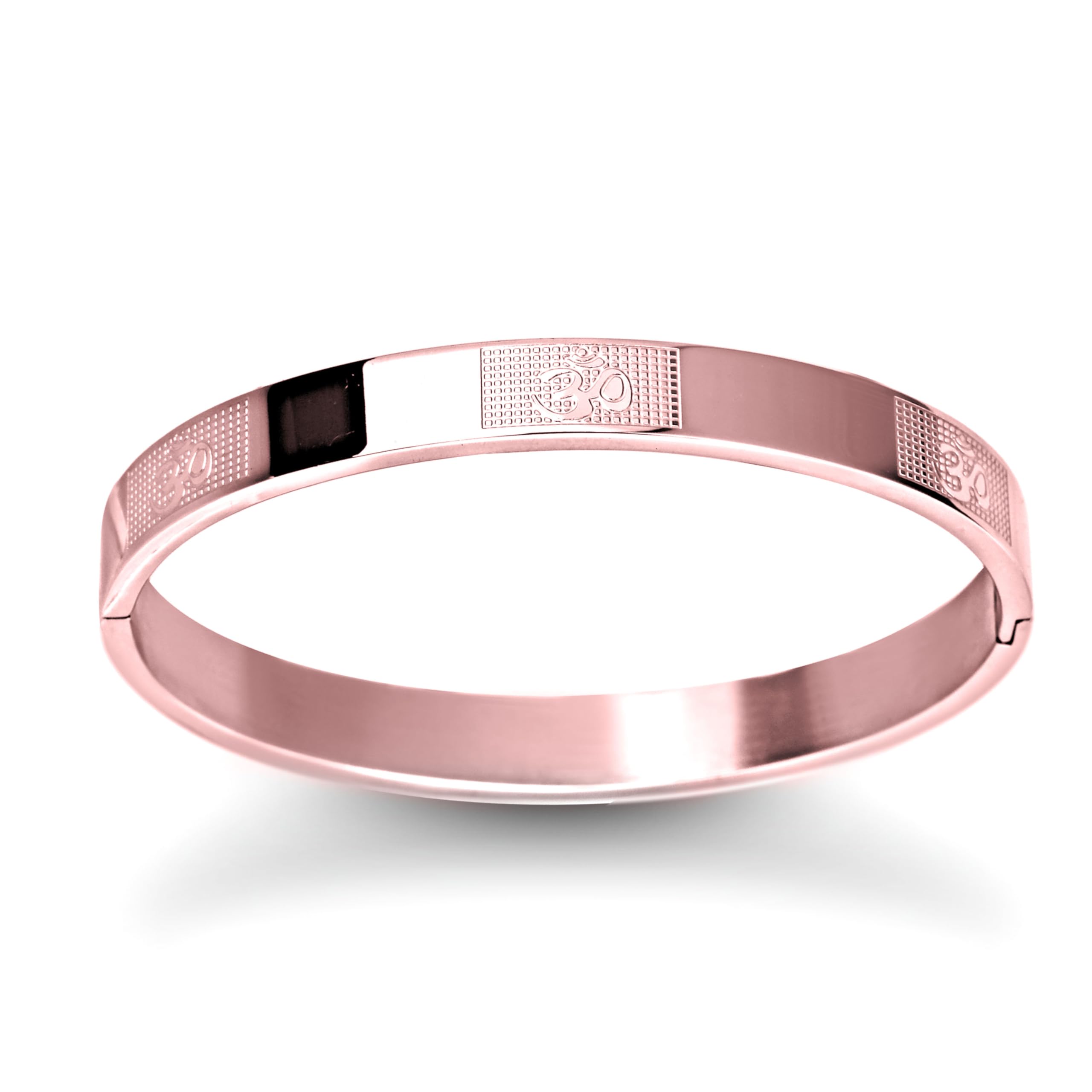 MEENAZ Bracelet for Men Stainless Steel | Aum Om Kada for men Bracelets | Bracelet for Boys Rose Gold,Kada | Waterproof, Anti-tarnish Bracelet golden, Rust-free, Skin friendly | 8 mm Bracelets for Men (B0D2TCB4MT) Amazon Price History, Amazon Price Tracker