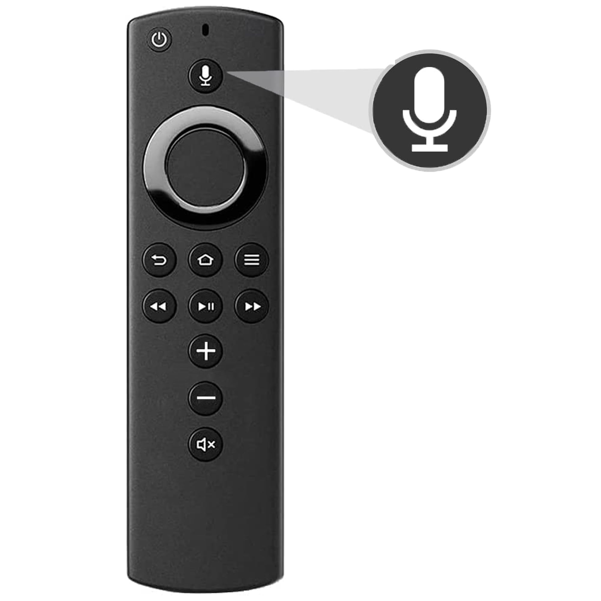L5B83H Replacement Voice Remote Control (2nd Gen) Fit for Fire AMZ TVs Stick Lite, Compatible with TVs Stick 4K, Compatible with TVs Cube(1st Gen, 2nd Gen),and 3rd Gen AMZ TVs 1234