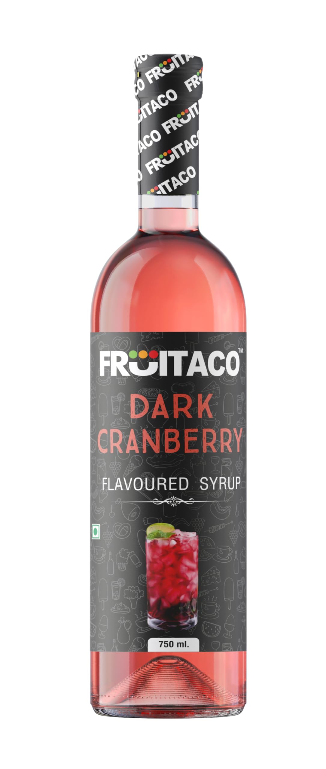 Fruitaco Cranberry Syrup: Perfect Mixer For Enhancing Mocktails & Cocktails, Drinks, And Mojitos At Parties, Conveniently Packaged In A 750Ml Bottle For All Your Mixing Needs (B0CSFKMVZG) Amazon Price History, Amazon Price Tracker